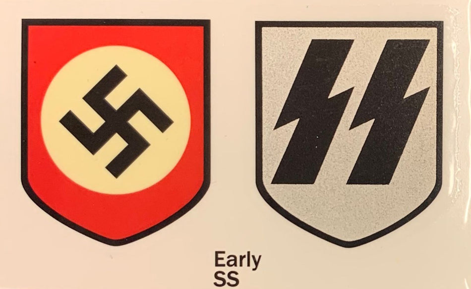 Decal per elmetto - Reparti Waffen SS - Terzo Reich