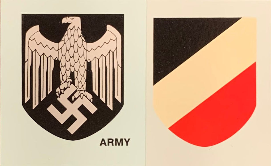 Decal per elmetto - Wehrmacht/Esercito - Sfondo celeste - Terzo Reich