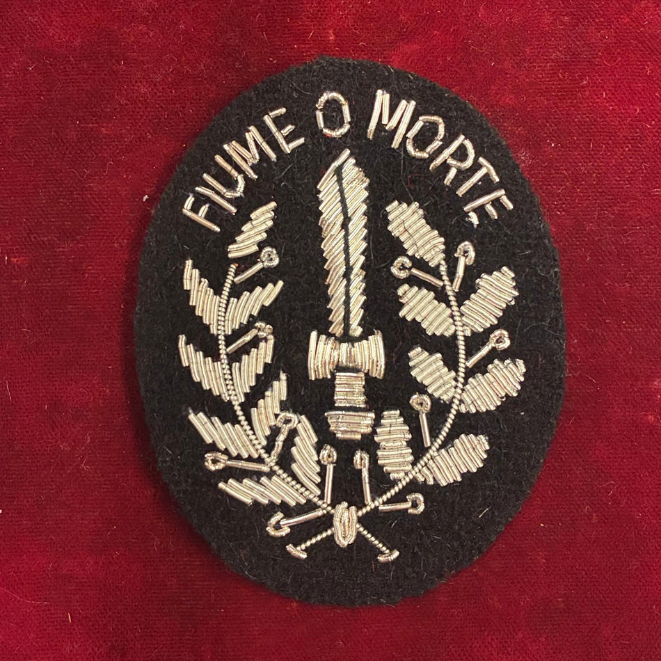 Riproduzione del distintivo da Ufficiale "Fiume o Morte" – Legionari Fiumani