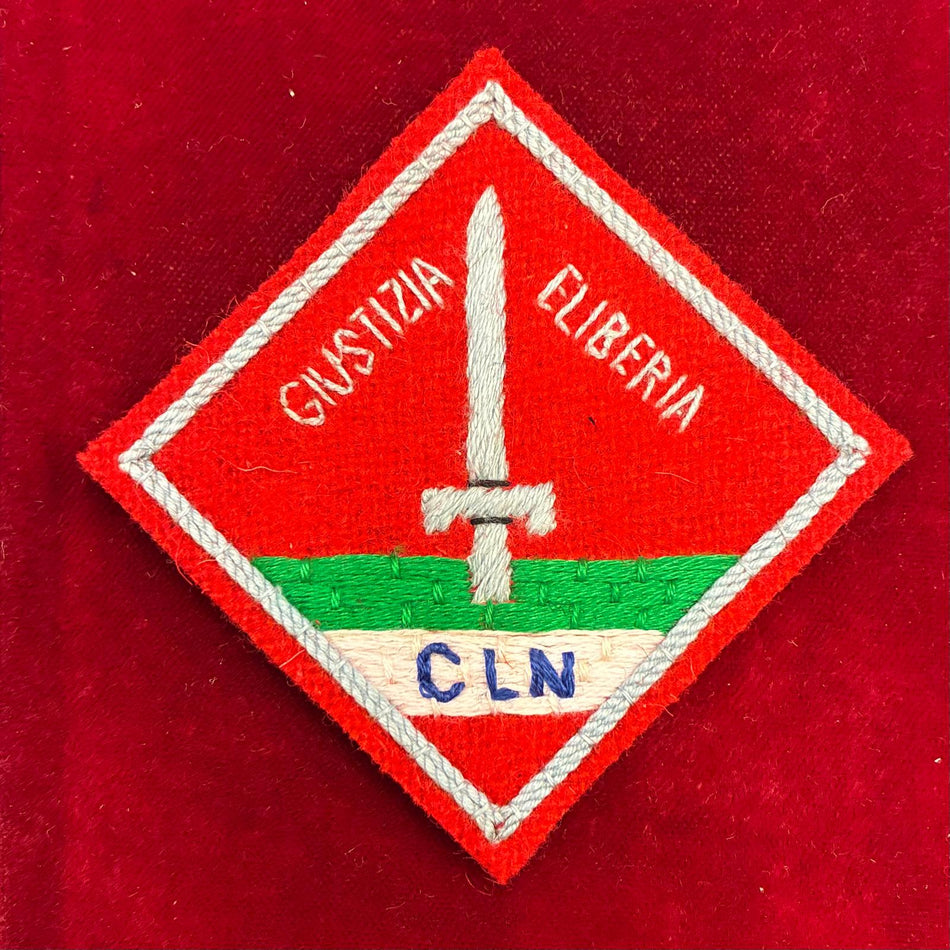Riproduzione del distintivo CLN – Seconda Guerra Mondiale – Italia