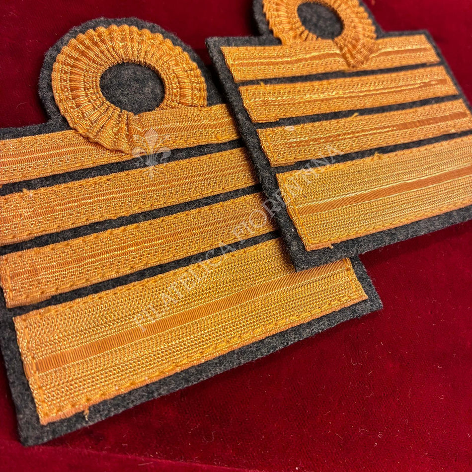 Coppia di Gradi da Colonnello - Regio Esercito Fondo grigio verde