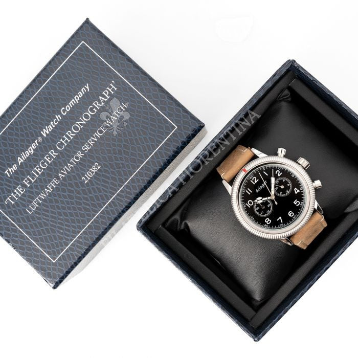 Orologio da pilota tedesco della Luftwaffe della Seconda Guerra Mondiale (Flieger)