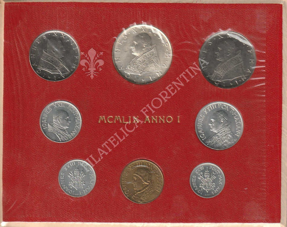 1959 (MCMLIX Anno I) - Divisionale Giovanni XXIII - Tiratura 25.000