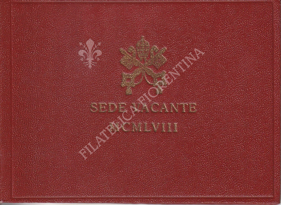 1958 - Sede Vacante - 500 Lire - Città con accento (in folder)