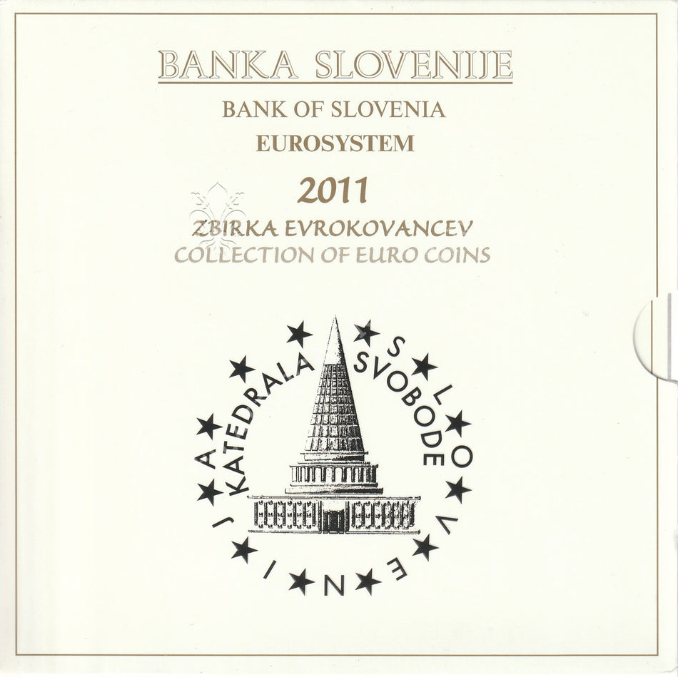 Divisionale Euro Slovenia - Parlamento Sloveno - Anno 2011
