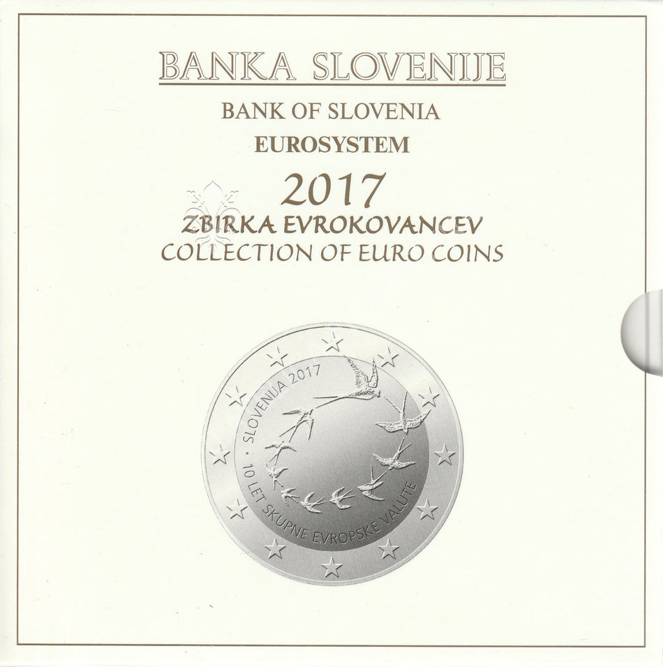 Divisionale Euro Slovenia - 10 anni dall'Euro in Slovenia - Anno 2017 (Tiratura 8.000)
