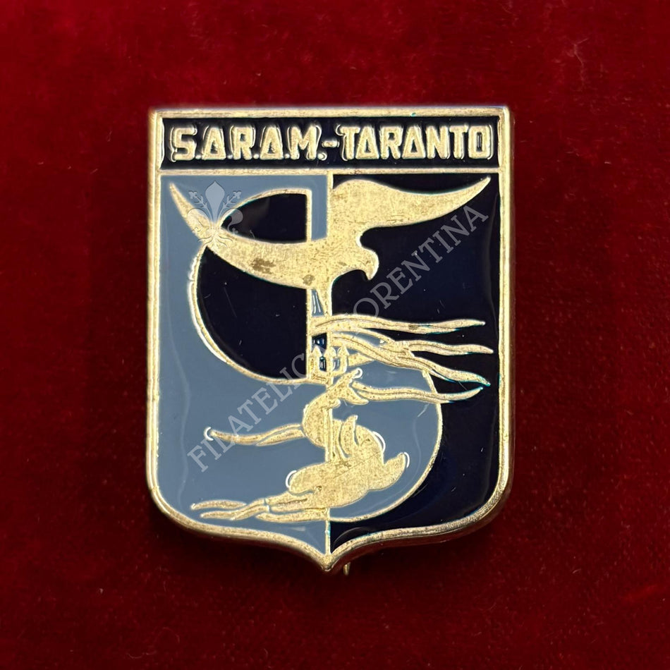 Distintivo "S.A.R.A.M Taranto - Scuola Addestramento Reclute Aeronautica Militare di Taranto"