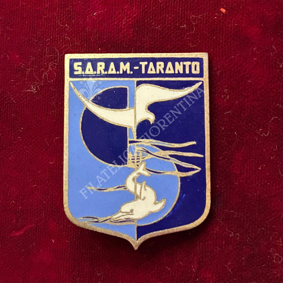 Distintivo "S.A.R.A.M Taranto - Scuola Addestramento Reclute Aeronautica Militare di Taranto"
