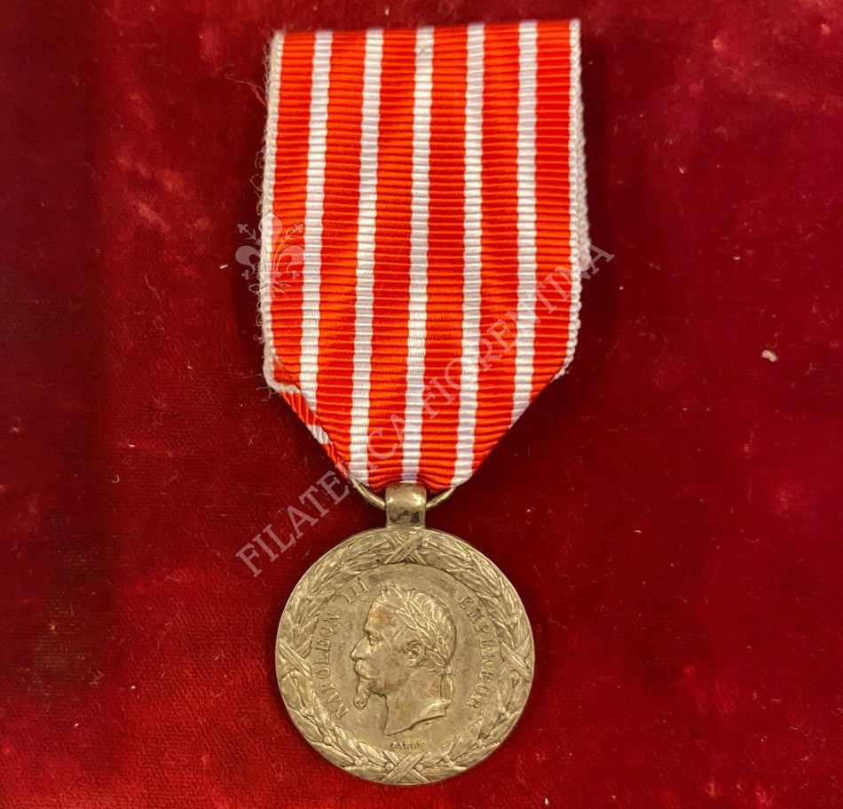 Francia - Medaglia Napoleone III " Campagne d'Italie" 1859