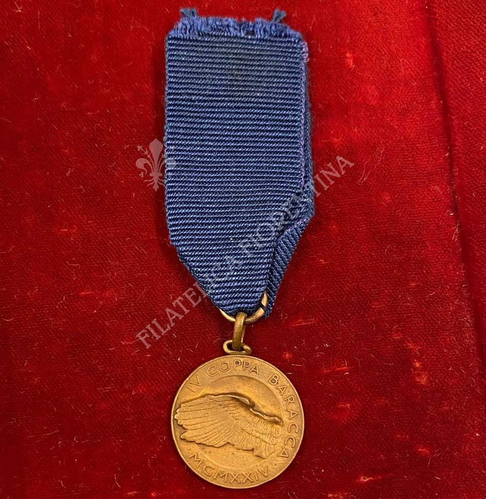 Regno d'Italia - Medaglia "IV^ Coppa Baracca - MCMXXIV"