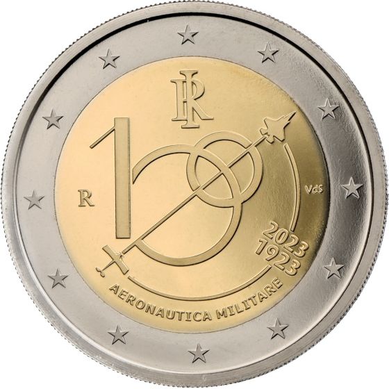 Italia 2023 - 2 Euro 2023 "Cento anni dell'Aeronautica Militare"