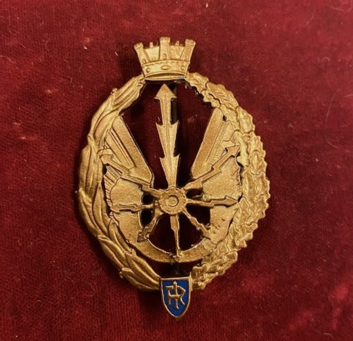 Distintivo di Volo Bellico Specializzazione " GUERRA ELETTRONICA " - Grado BRONZO