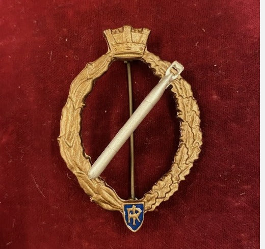 Distintivo di Volo Bellico Specializzazione " ANTISOMMERGIBILI " - Grado ARGENTO