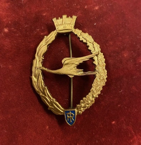 Distintivo di volo bellico - Specializzazione " SOCCORSO " Grado BRONZO