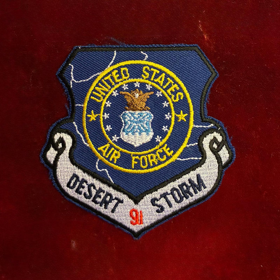 Distintivo commemorativo dell'Operazione  " DESERT STORM " 1991 - UNITED STATES AIR FORCE
