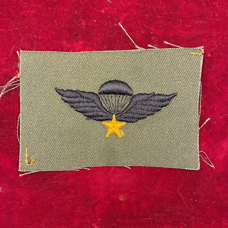 Brevetto da paracadutista Guerra in Vietnam con una stella