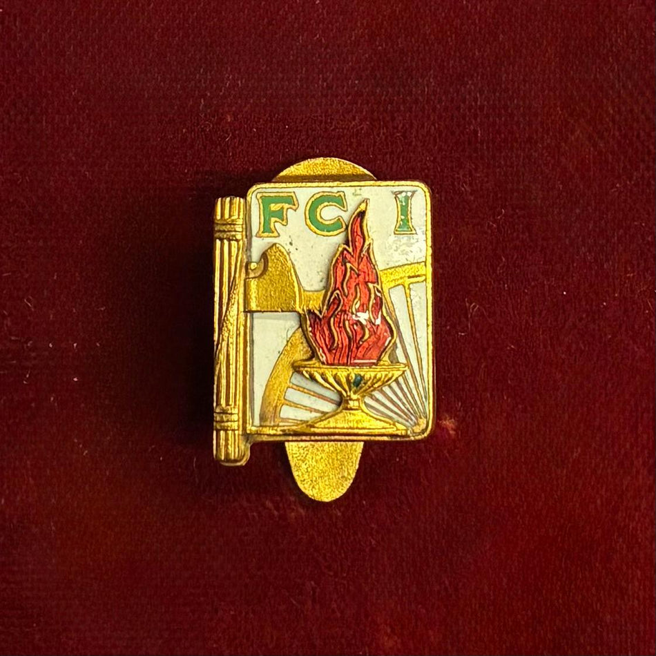 Distintivo ventennio fascista della Federazione Ciclistica italiana F.C.I.