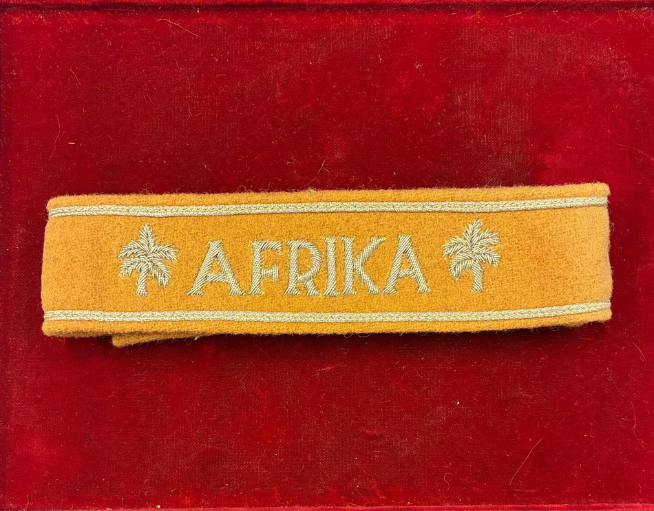 Fascetta da polso in filo argento per Ufficiali dell' AFRIKA KORPS
