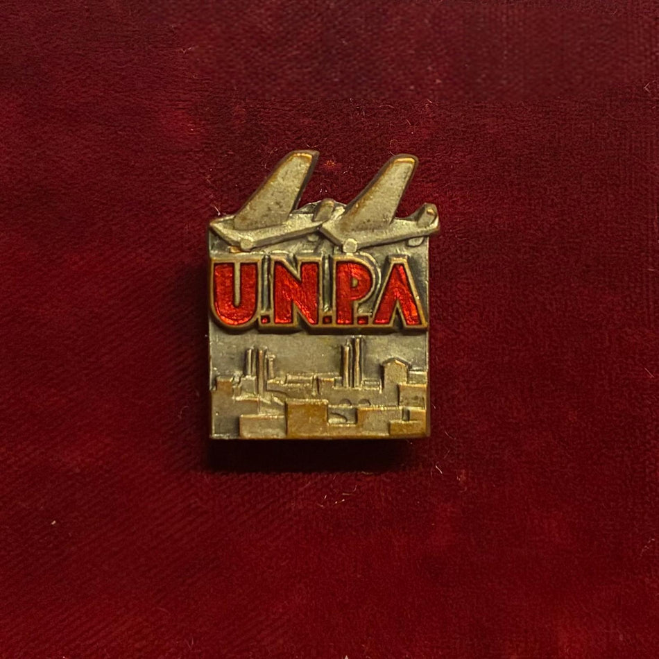 Distintivo da asola UNPA UNIONIONE NAZIONALE PROTEZIONE ANTIAEREA