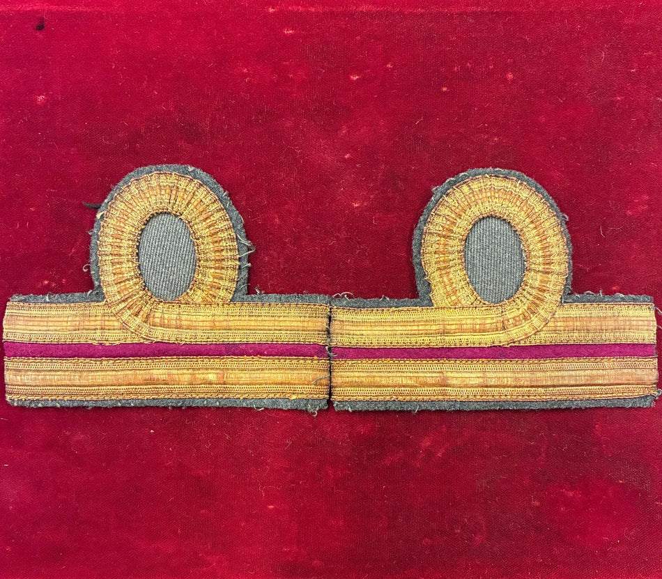 Coppia di gradi da Tenente Sanità della Seconda Guerra Mondiale