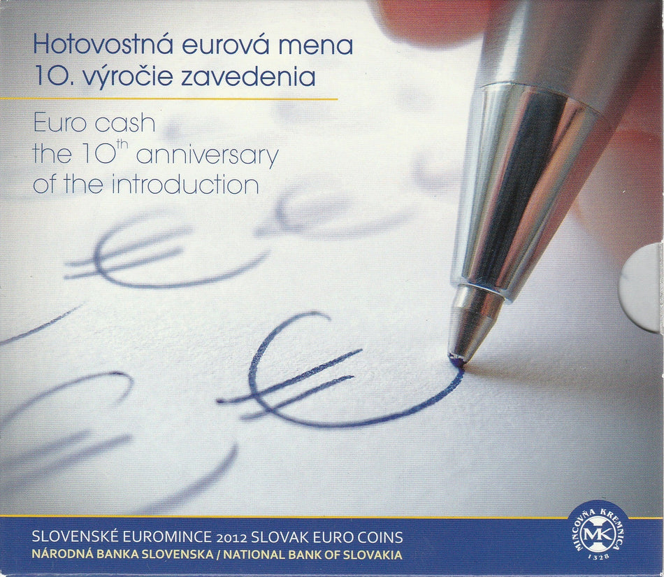 Divisionale Euro Slovacchia - 10° anniversario introduzione Euro - 2012