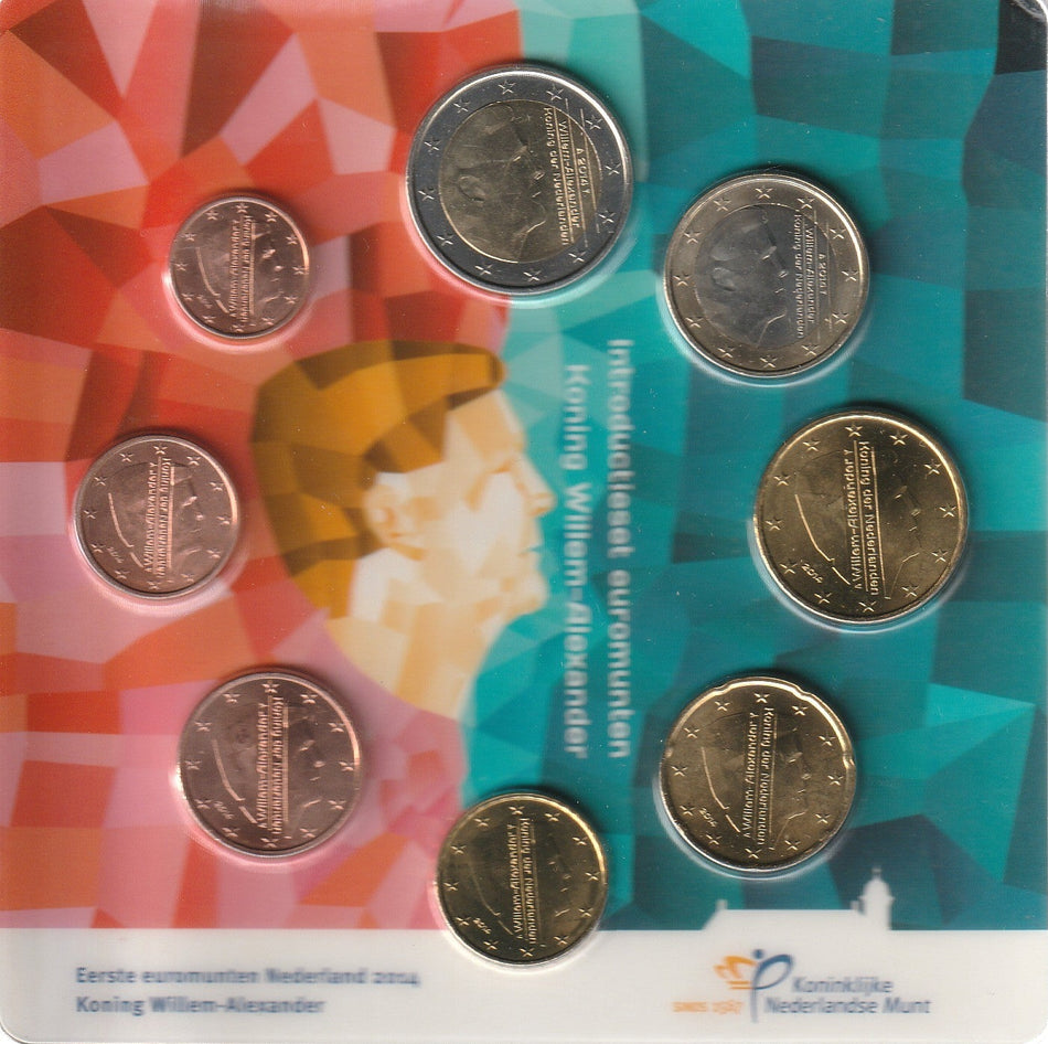 Divisionale Euro Olanda - Serie introduttiva Re Willem Alexander - 2014