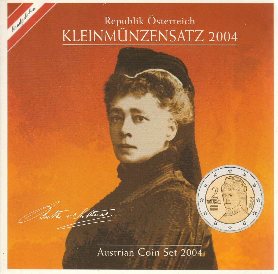 Divisionale Euro Austria - Bertha von Suttner - Anno 2004