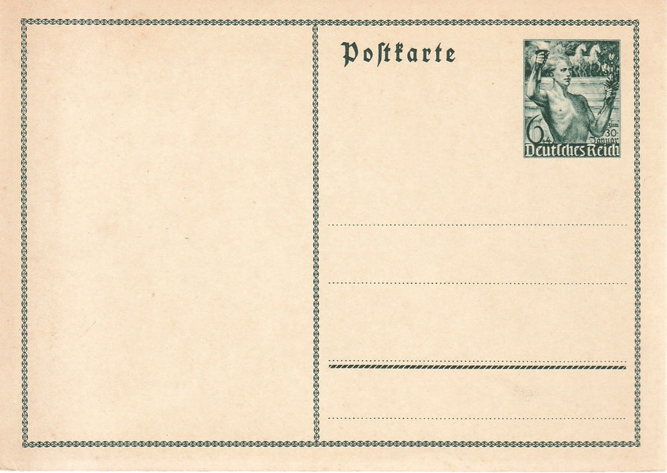 Cartolina propaganda Tedesca "Deutsches Reich - 1938"