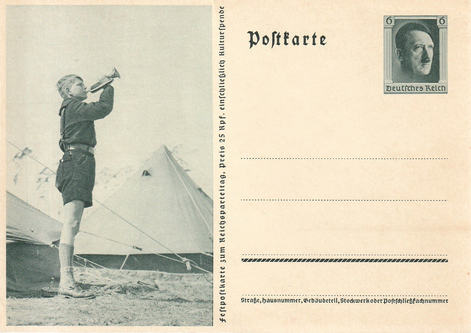 Cartolina di propaganda della Hitlerjugend - Gioventù Hitleriana