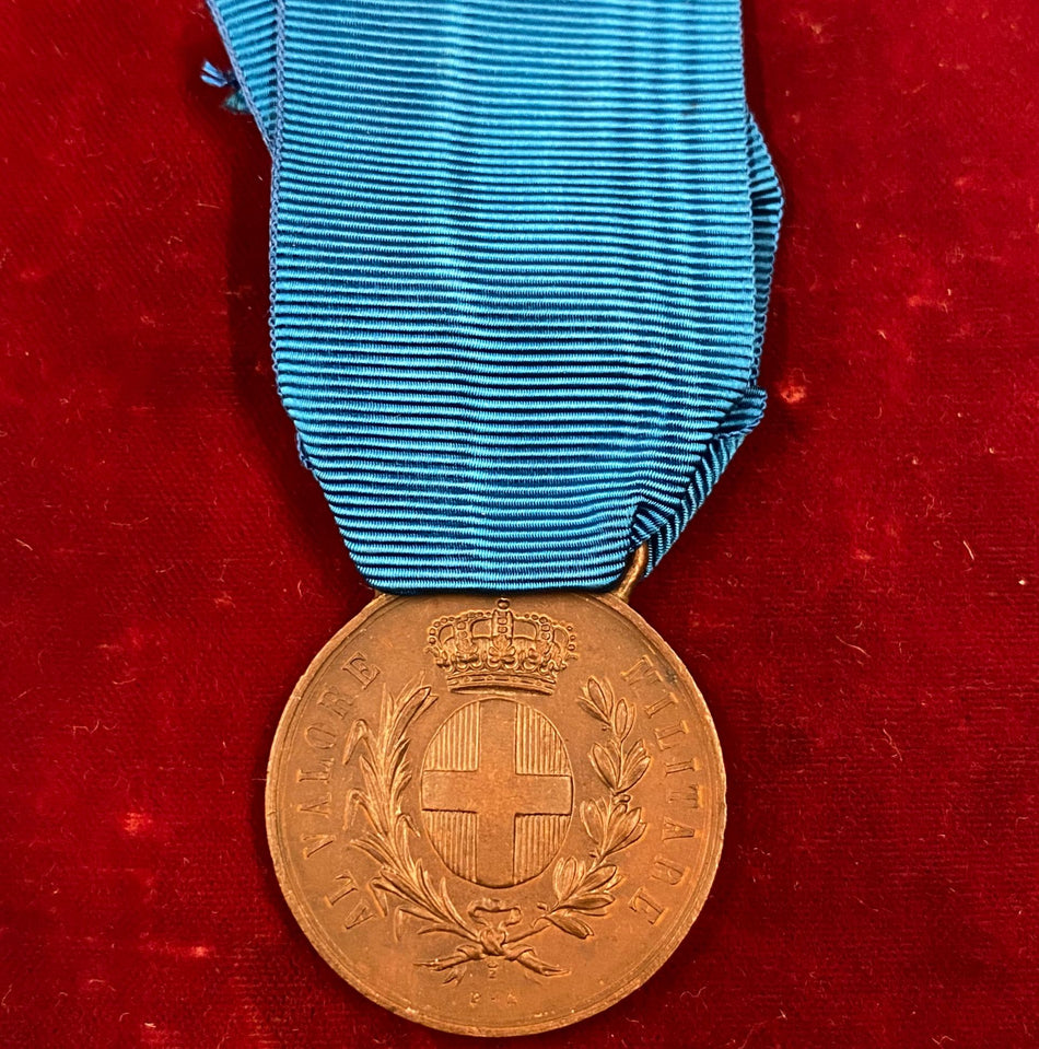 Regno d'Italia - Medaglia al Valore Militare F.G Z - Grado Bronzo