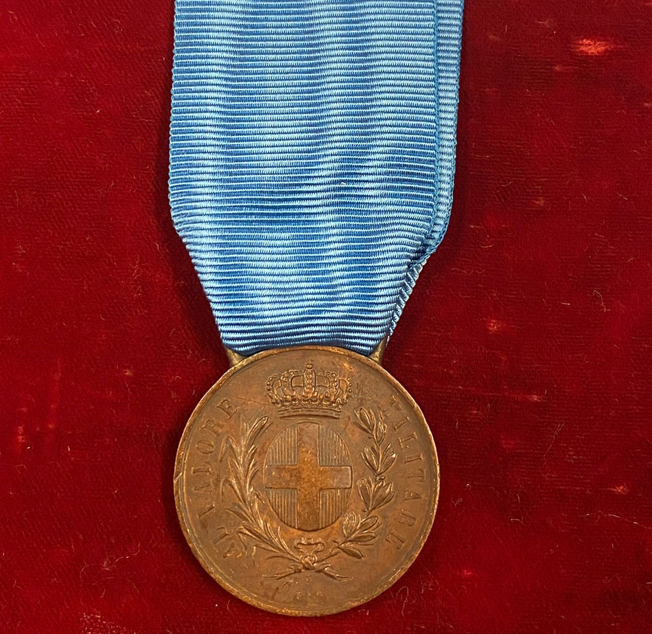 Regno d'Italia - Medaglia al Valore Militare F.G Z - Grado Bronzo