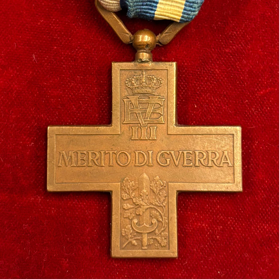 Croce al Merito di Guerra - Vittorio Emanuele III (Marcato M)