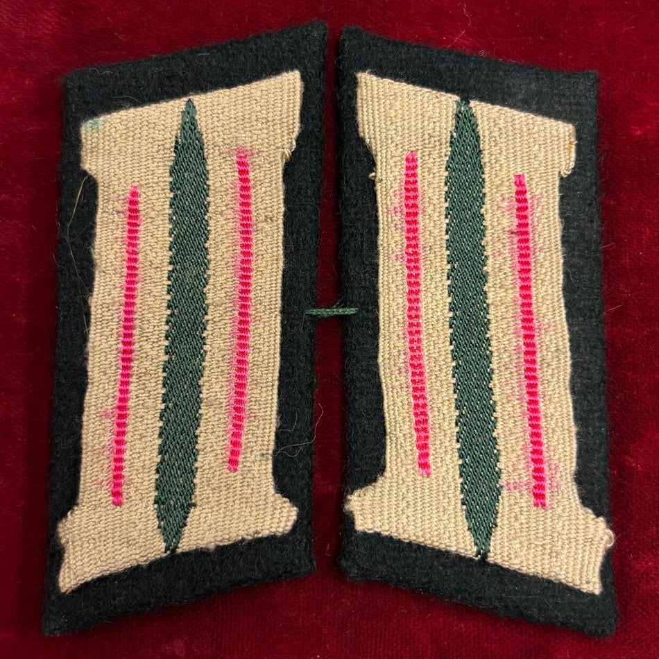 Mostrina Reparti Corazzati modello 1936 - Waffenfarbe rosa