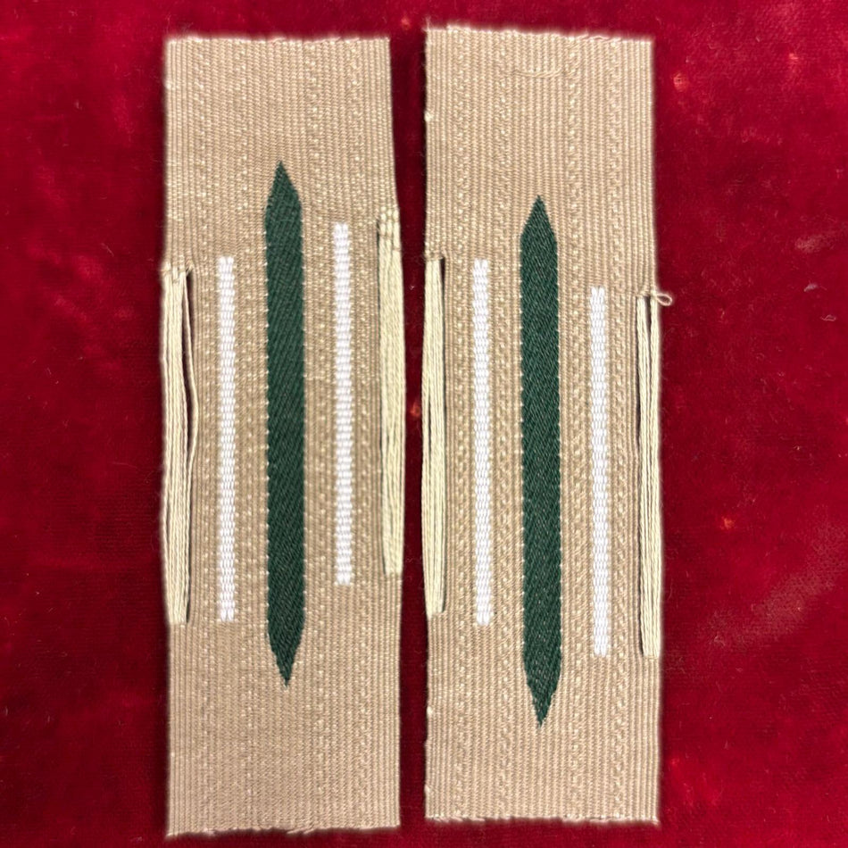 Mostrine Fanteria (Waffenfarbe bianco) mod. in seta