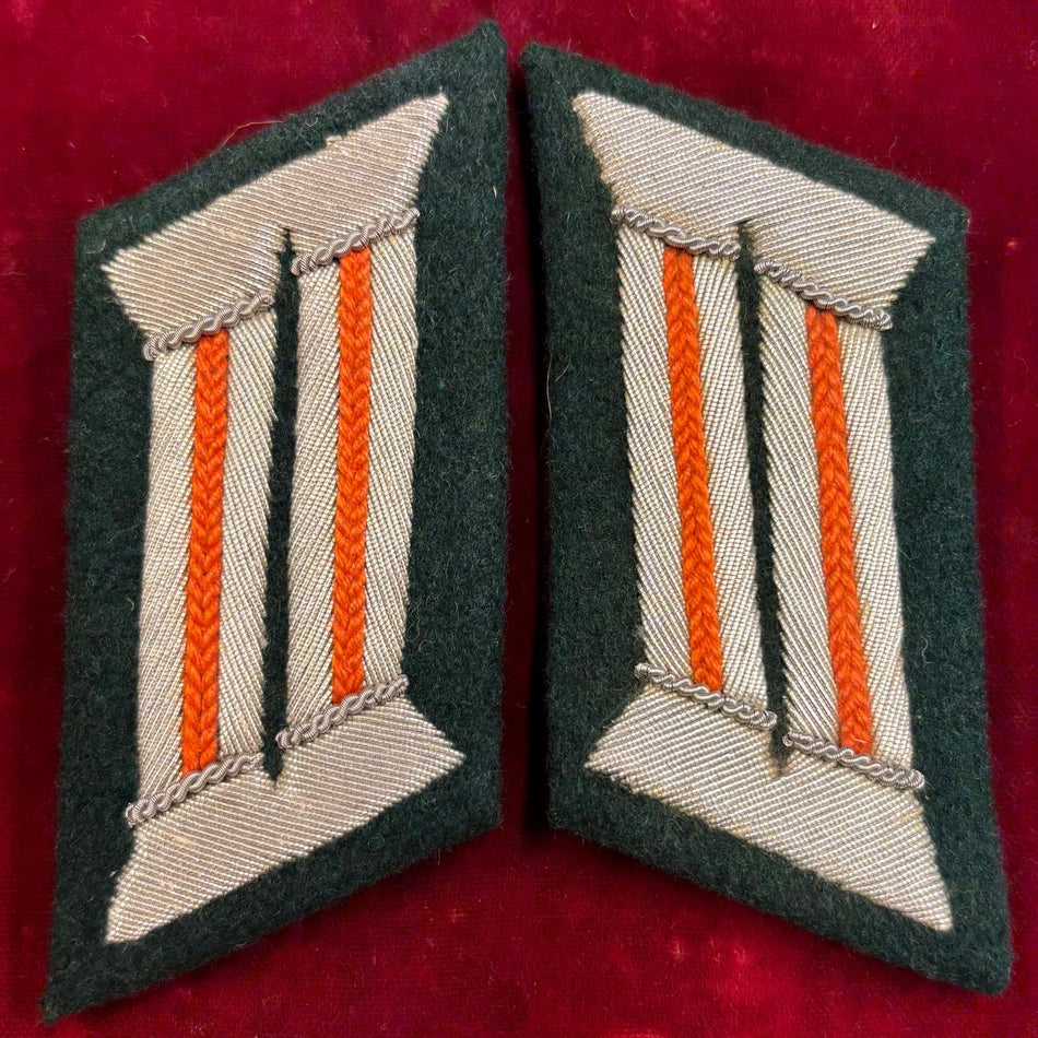 Mostrine Ufficiale Polizia Militare - Waffenfarbe arancio