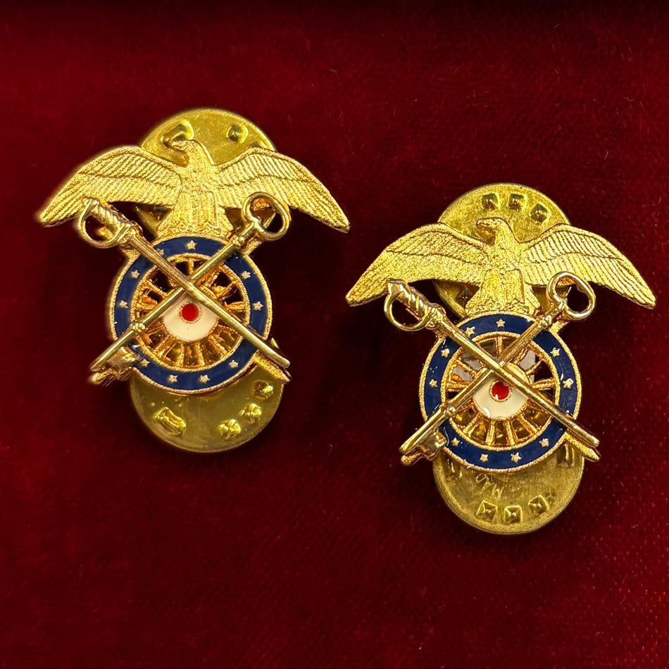 Distintivi "BOS Quartermaster Corps" (Venduti in Coppia)