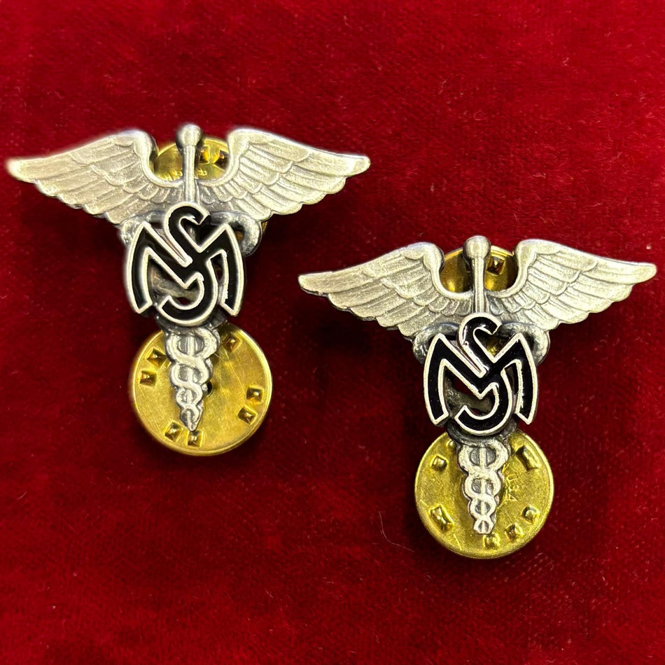 Distintivi "Medical Service Corps - MS" (Venduto in coppia)