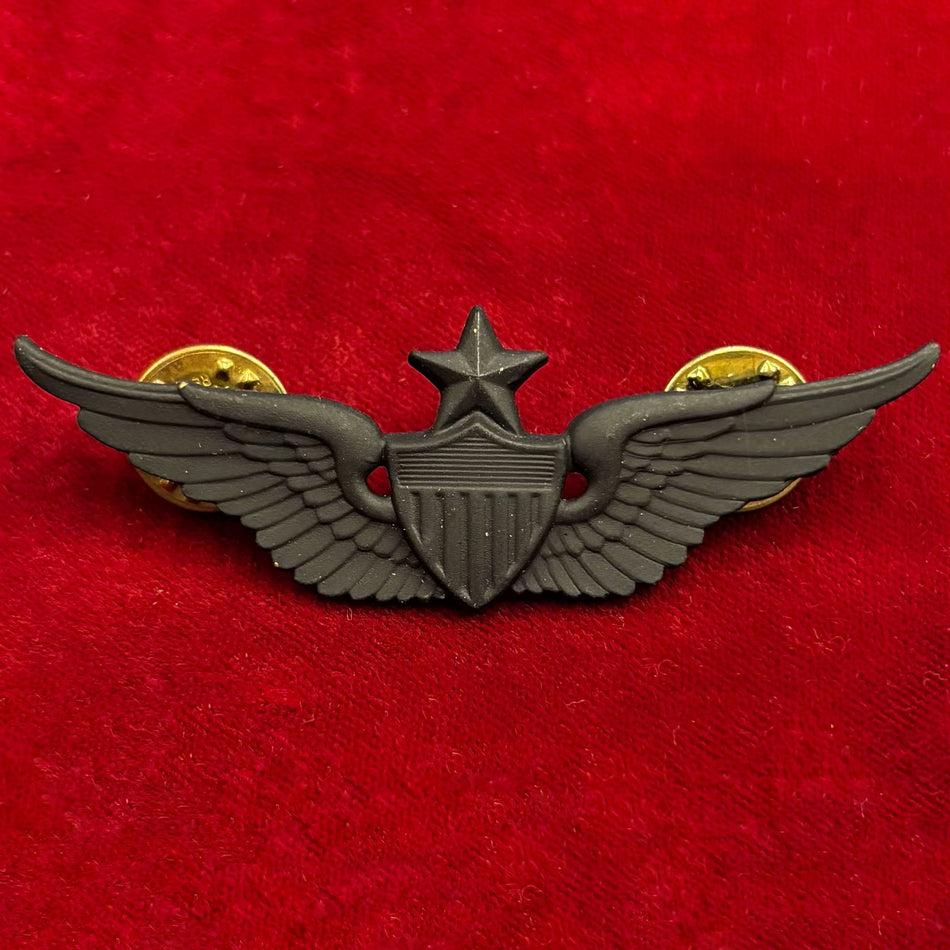 U.S. Army - Brevetto da Pilota "Army Aviator - Senior" - in metallo nero