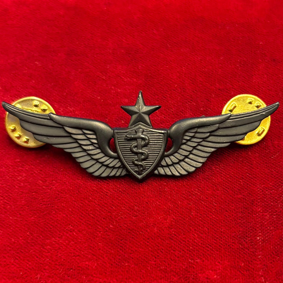 U.S. Army - Brevetto "Flight Surgeon - Senior" - in metallo nero