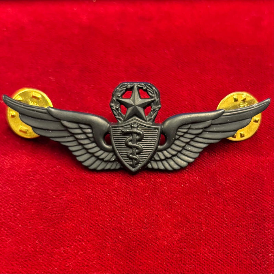 U.S. Army - Brevetto "Flight Surgeon - Master" - in metallo nero
