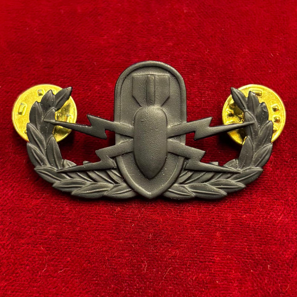 U.S. Army - Brevetto "Explosive Ordnance Disposal - Basic" - in metallo nero