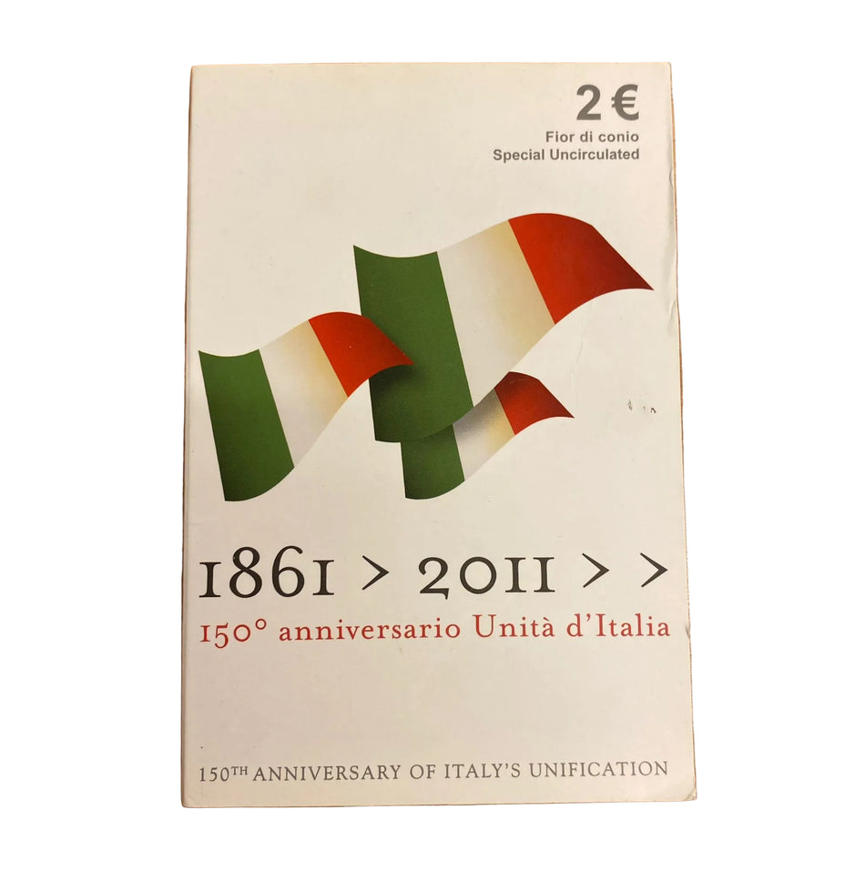 Italia 2011 - 2 Euro BLISTER "150° Anniversario dell'Unità d'Italia" 1861 - 2011
