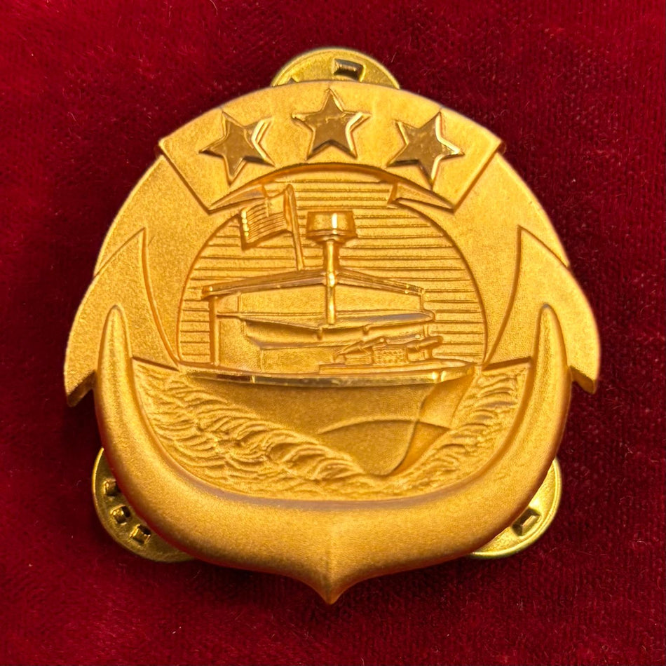 U.S. Navy - Brevetto dorato "Small Craft Officer" (Ufficiale delle unità navali minori)