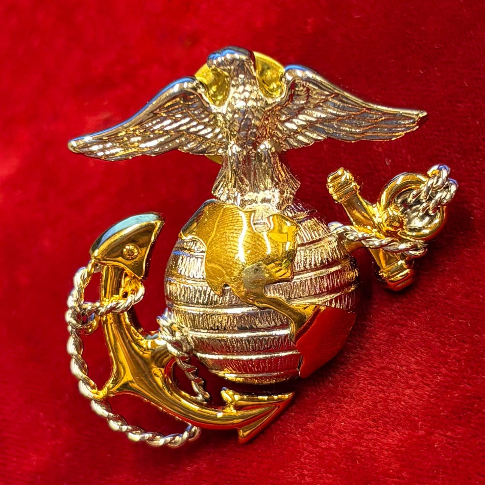 U.S. Marines - Fregio da berretto "U.S. Marines - Officer - (EGA)" - Qualità super