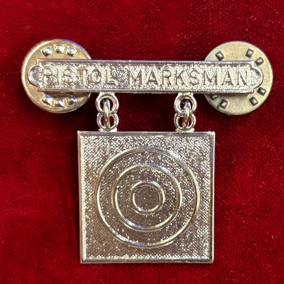 U.S. Marines - Brevetto "Pistol marksman" (Tiratore con pistola)