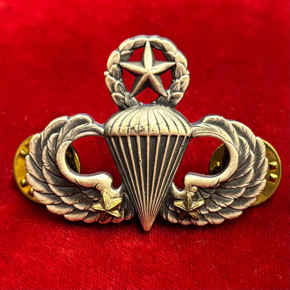 U.S. Army - Brevetto da Paracadutista "Master Parachutist - Two Combat Jumps"
