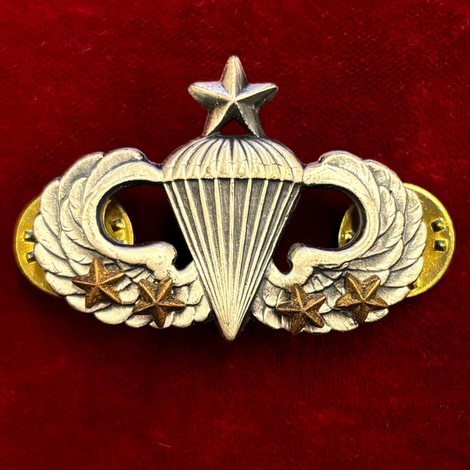 U.S. Army - Distintivo da Paracadutista "Senior Parachutist - Four Combat Jumps"