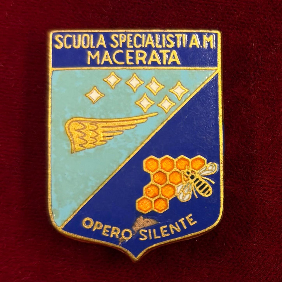 Distintivo "Scuola Specialisti A.M. Macerata" - Aeronautica Militare