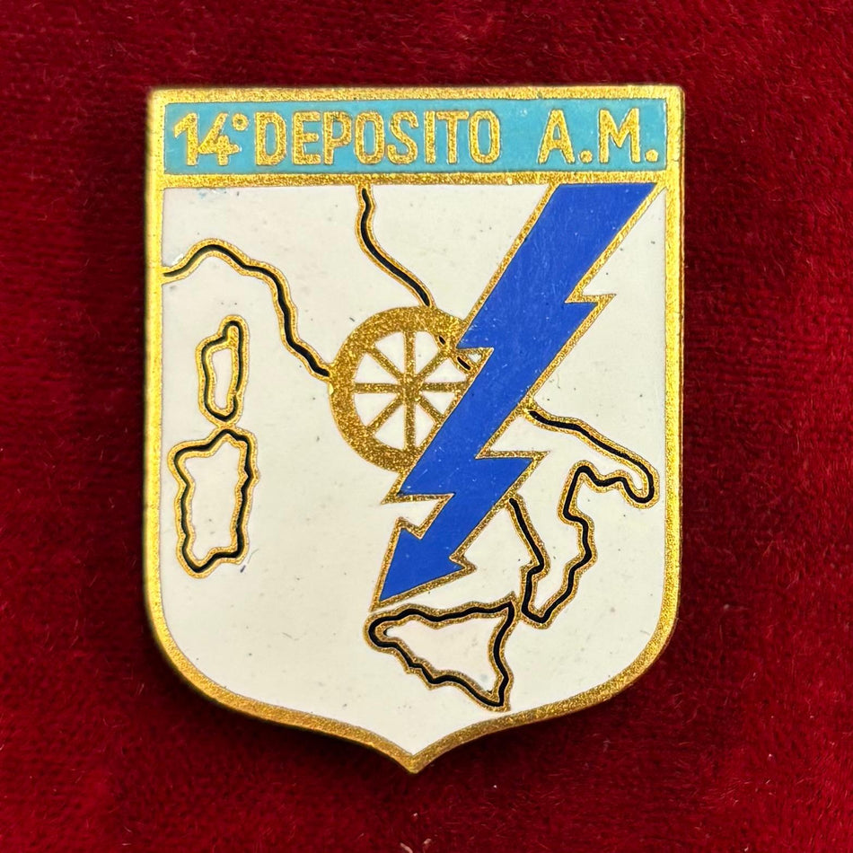 Distintivo del "14° Deposito A.M." - Aeronautica Militare (S. Johnson)