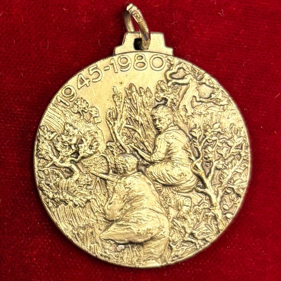 Medaglia commemorativa "35° della Liberazione - Resistenza Unita per Disarmo e Pace - A.N.P.I. Modena" - 1980